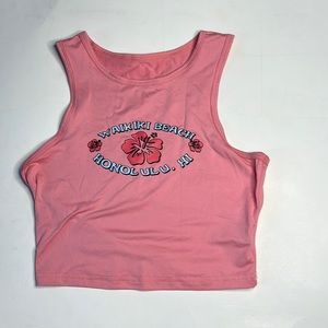 pink summer tank top